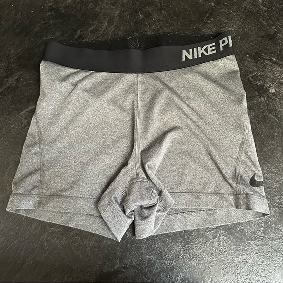 Nike Pants - Nike pro , dri-fit grey active shorts size S